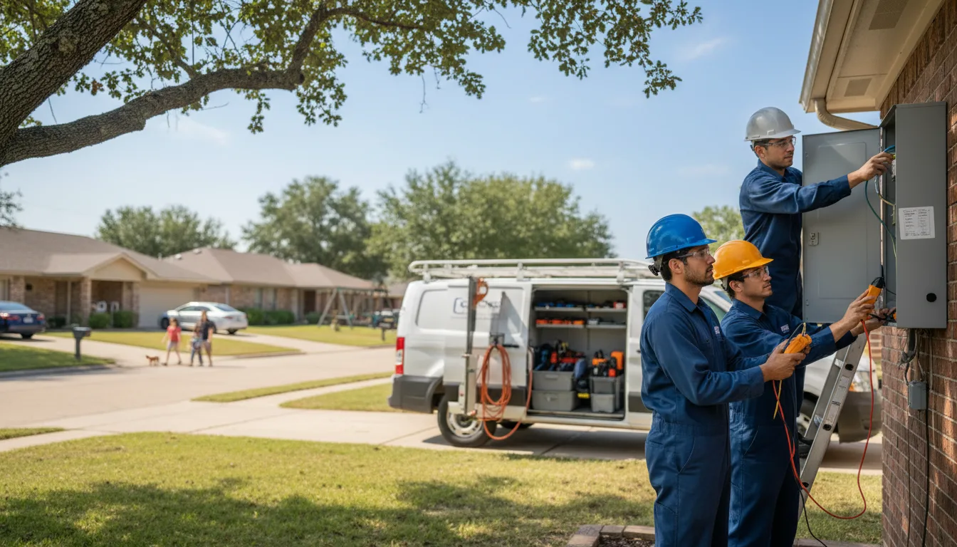 Certified electrician providing emergency electrical services in Mcgill, NV